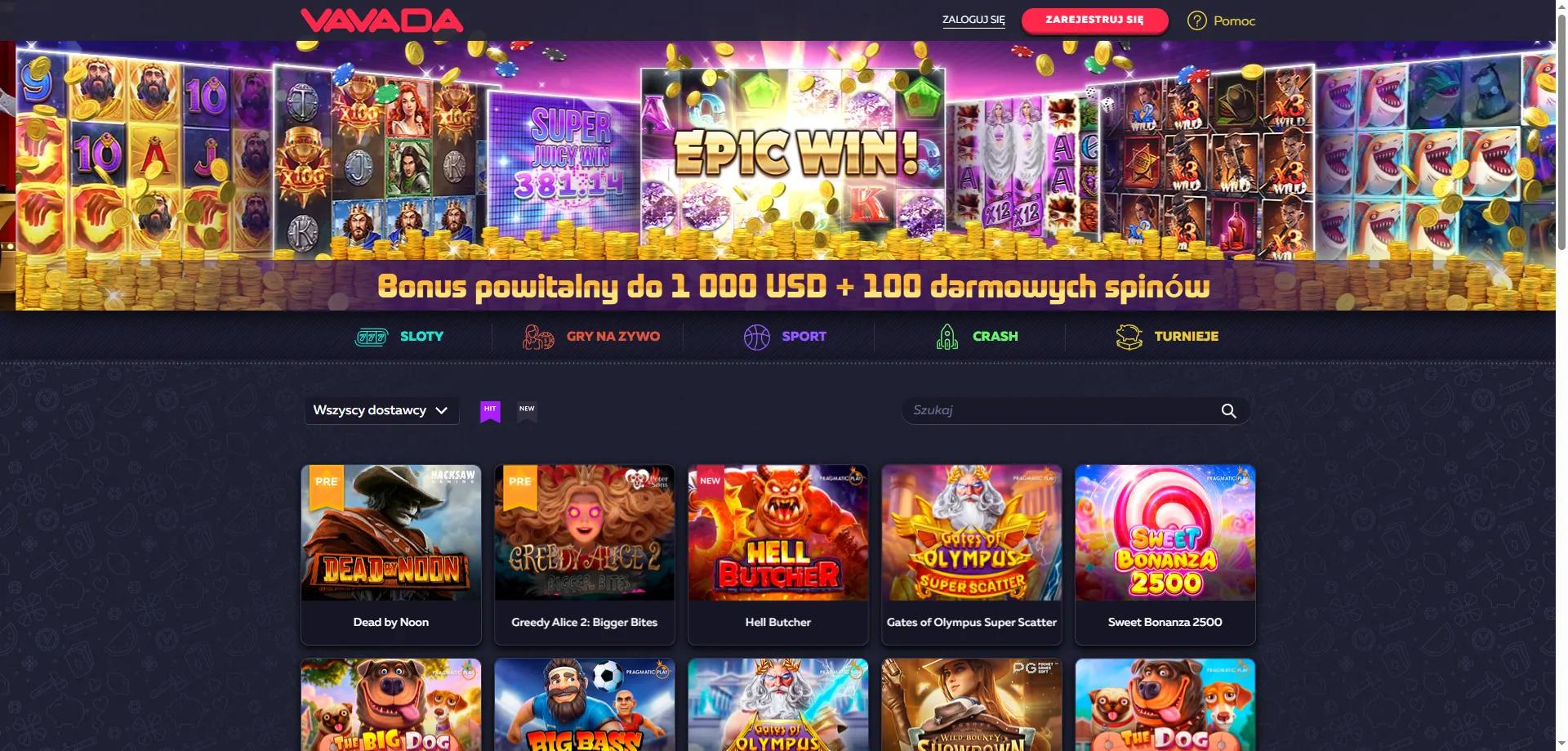 Vavada Casino Polska &ndash; oferta kasyna dla graczy z Polski w PLN