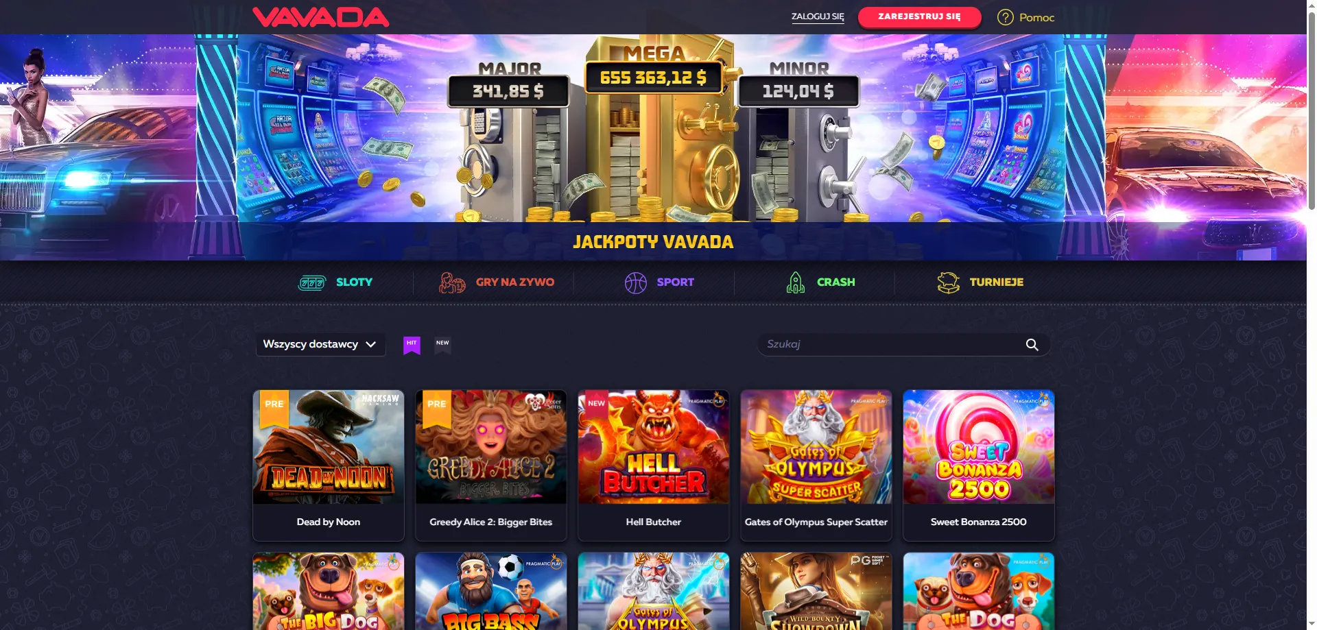 Vavada Casino strona gł&oacute;wna &ndash; przegląd oferty dla graczy z Polski